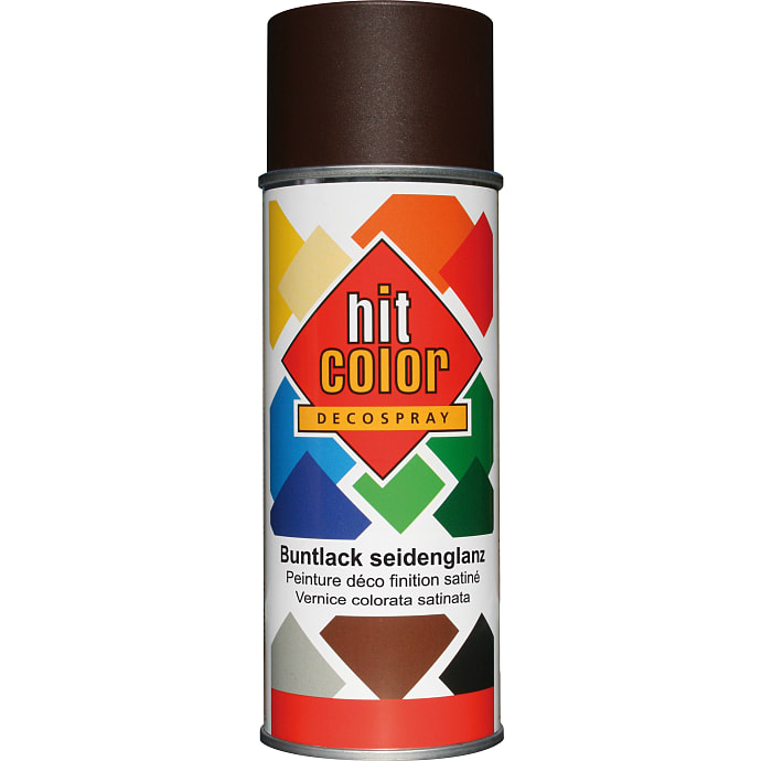 Hit Color varmefast spraymaling 0,4 liter - sort