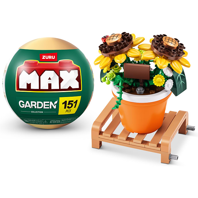 Max Bricks byggesæt blomster - flere varianter - assorteret