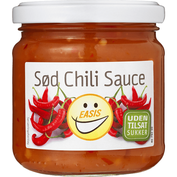 Sød chilisauce u. tilsat sukker