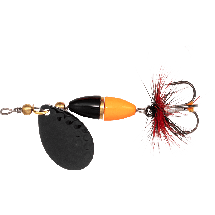 Kinetic fizz 7g spinner - sort/orange/guld