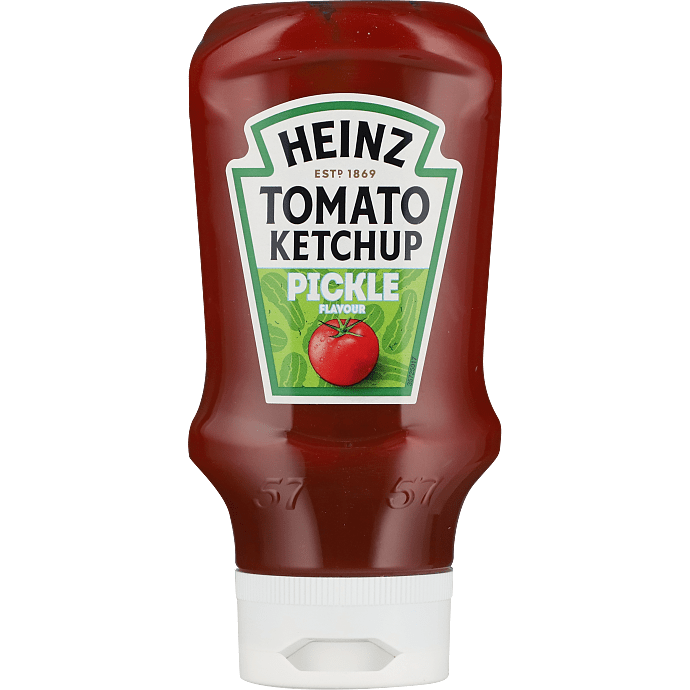 Tomatketchup m. pickle smag