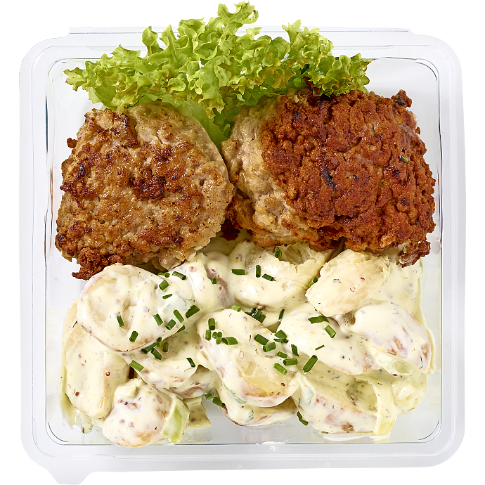 Frikadeller m. kartoffelsalat