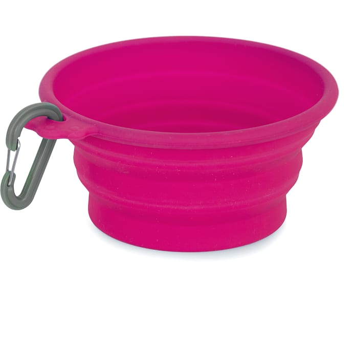 Hunderejseskål 0,76 liter - pink