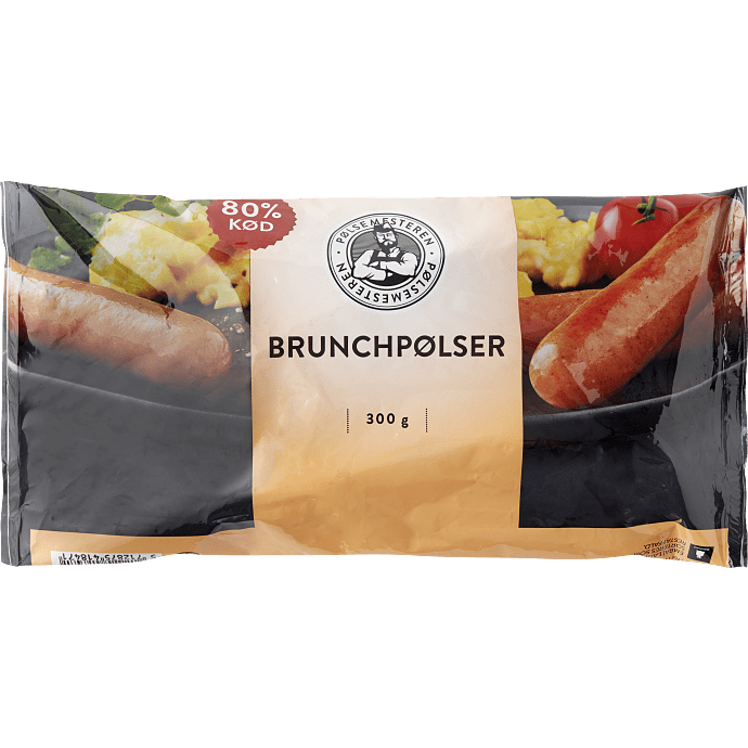 Brunchpølser 80% kød