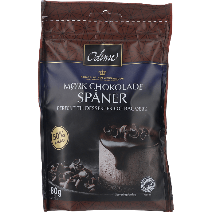 Mørke chokoladespåner 50% kakao