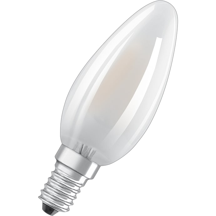 Osram 2 pak LED kertepærer 4W - varmt hvidt lys