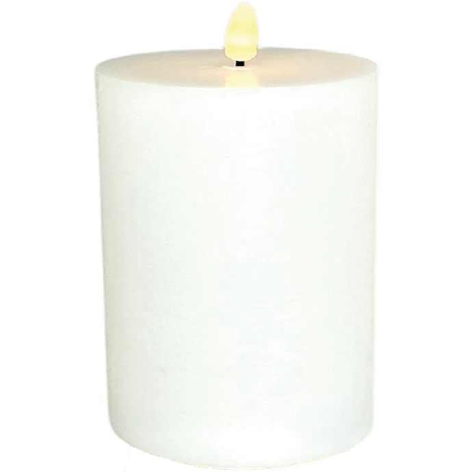 LED lys Real flame Ø7,5x10 - hvid