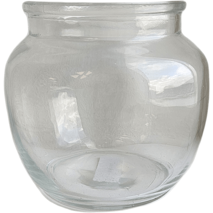 Glasvase 10 cm - klar