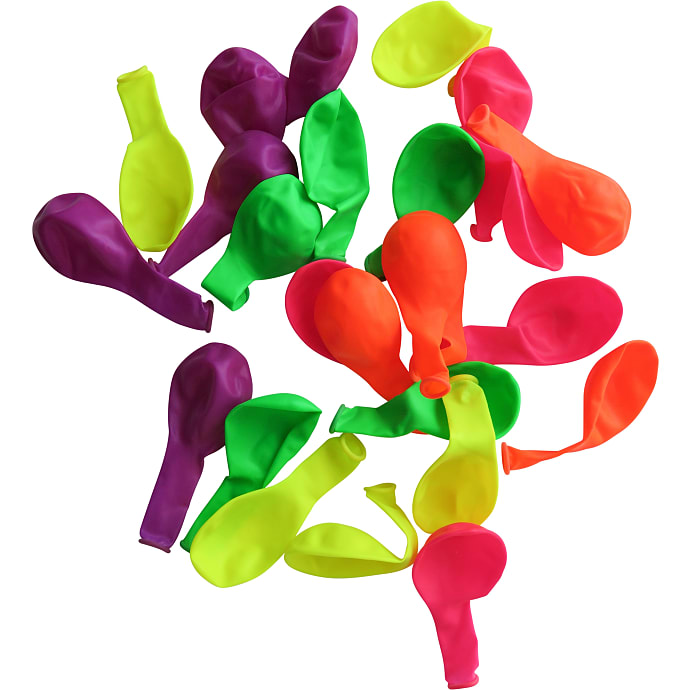 Salling latexballon mix 20-pak - Multifarvet