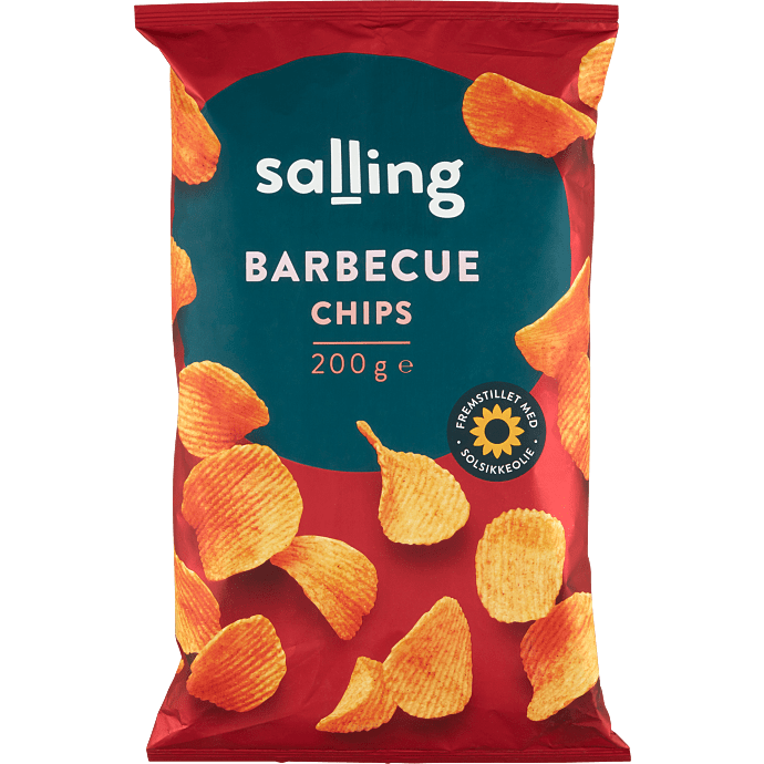 Chips m. barbecue