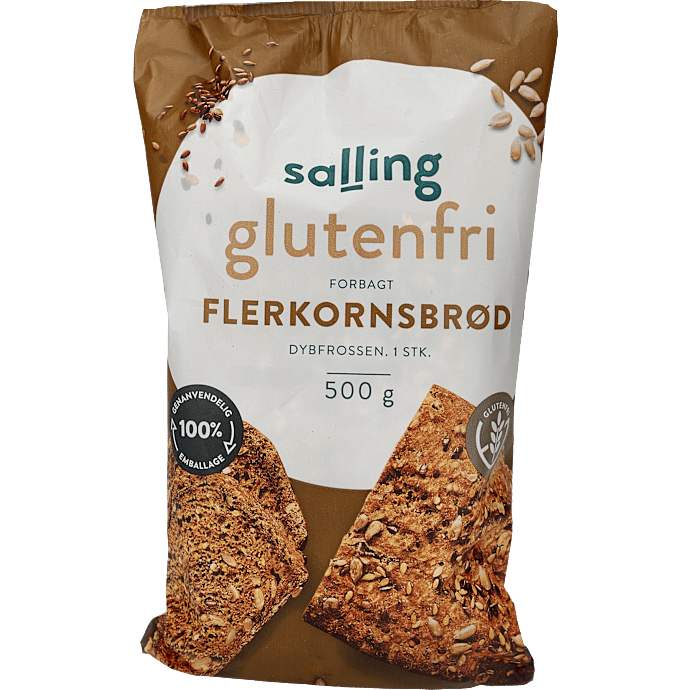 Flerkornsbrød glutenfri laktosefri