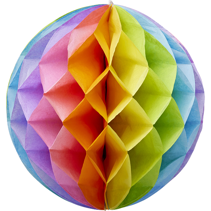 Salling honeycomb Ø: 15 cm - multifarvet