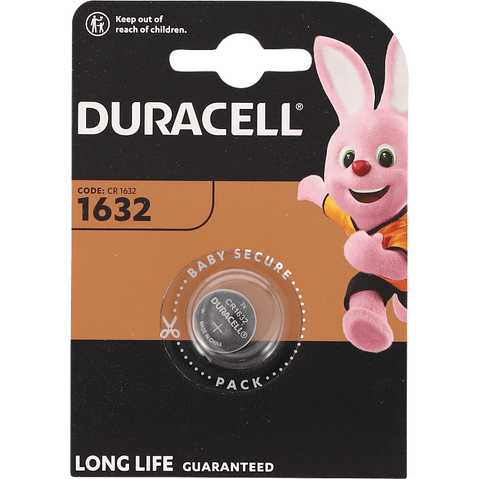 Duracell knapcelle CR1632 batterier