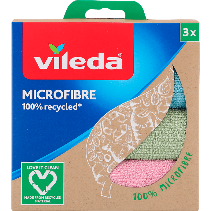 Mikrofiberklude 100% Recycled