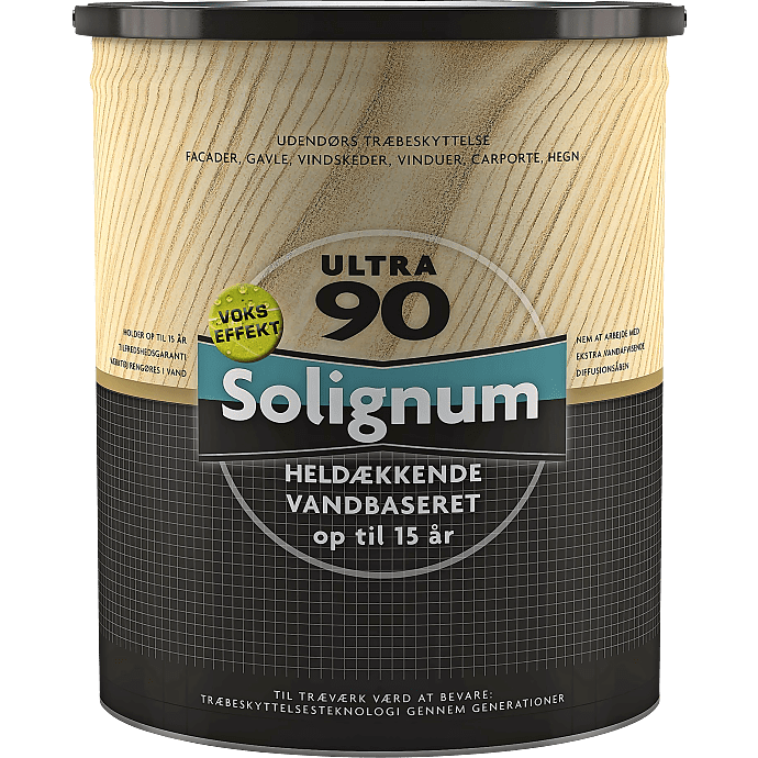 Solignum Ultra 90 dækkende træbeskyttelse 5 liter - hvid