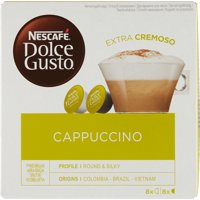 Cappuccino kaffekapsler