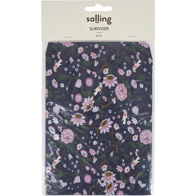 Salling slikpose 8-pak - Blomsterprint