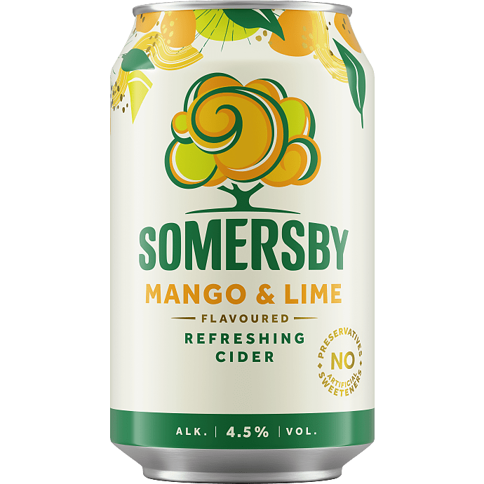 Cider m. mango- og limesmag