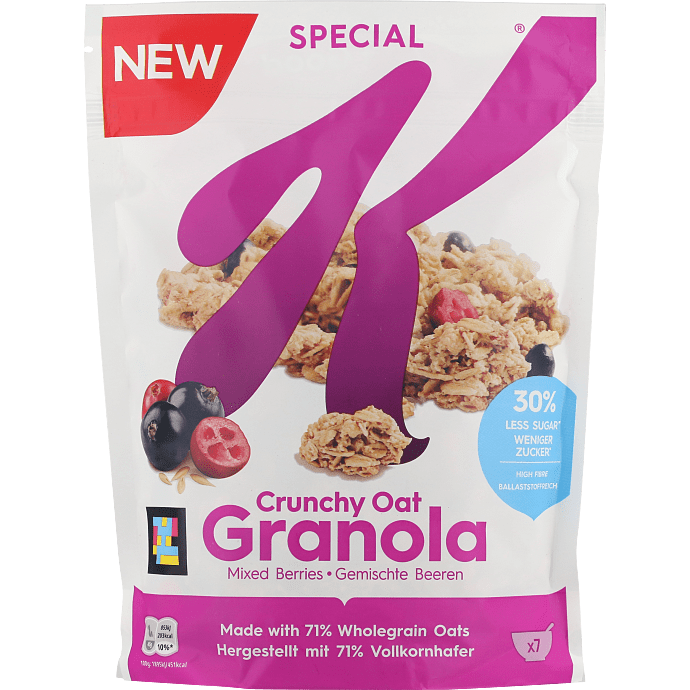 Granola m. solbær og tranebær