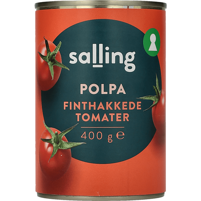 Finthakkede Polpa tomater