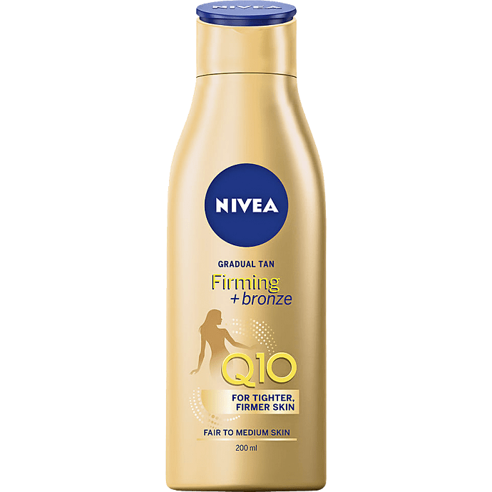Bodylotion m. Q10 og selvbruner lys til medium hud
