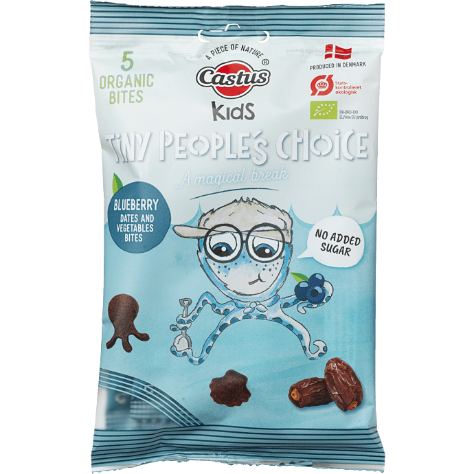 Frugtsnacks m. blåbær øko