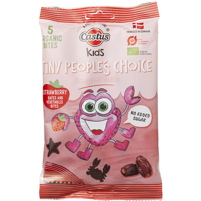 Frugtsnacks m. jordbær øko