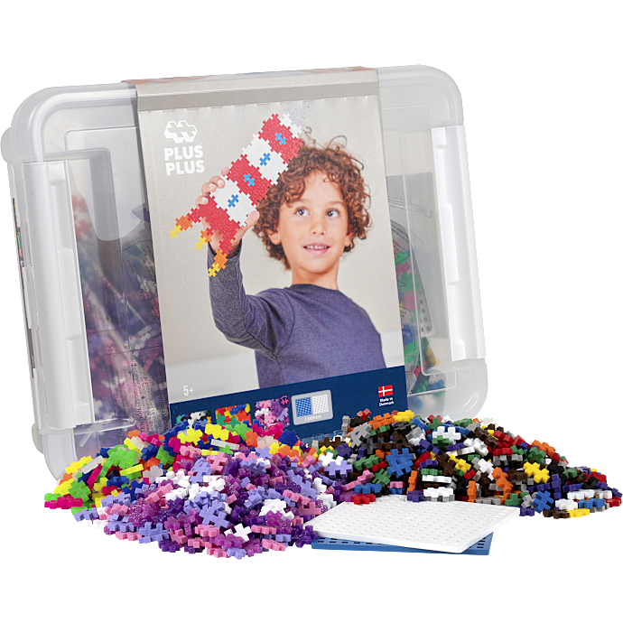 Plus Plus Storage Box Mix kasse - 2400 dele