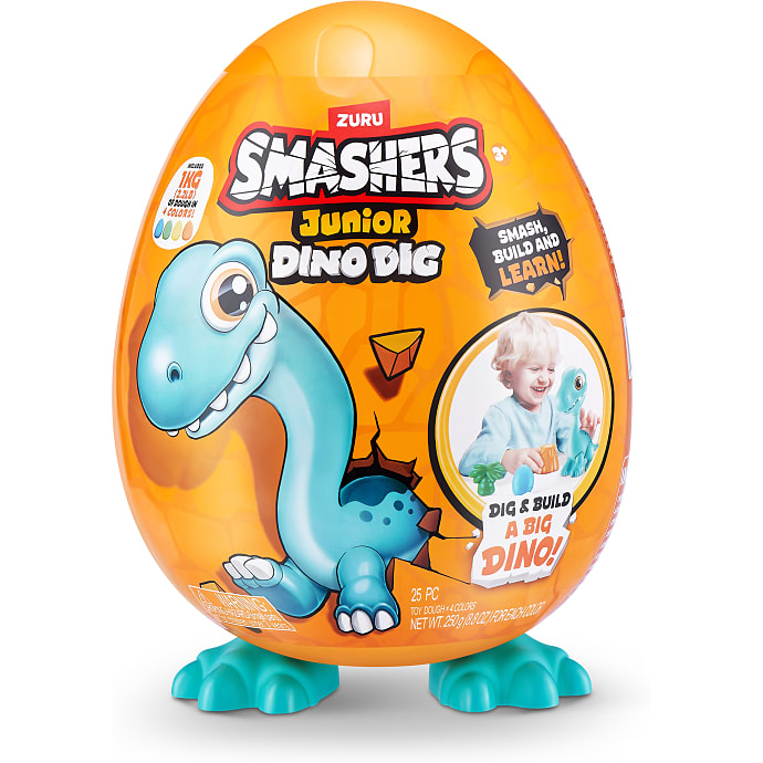 Smashers Dino Dig Series 1 stort æg