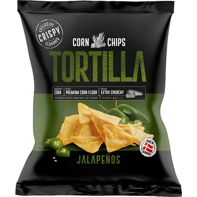 Majschips m. jalapeño