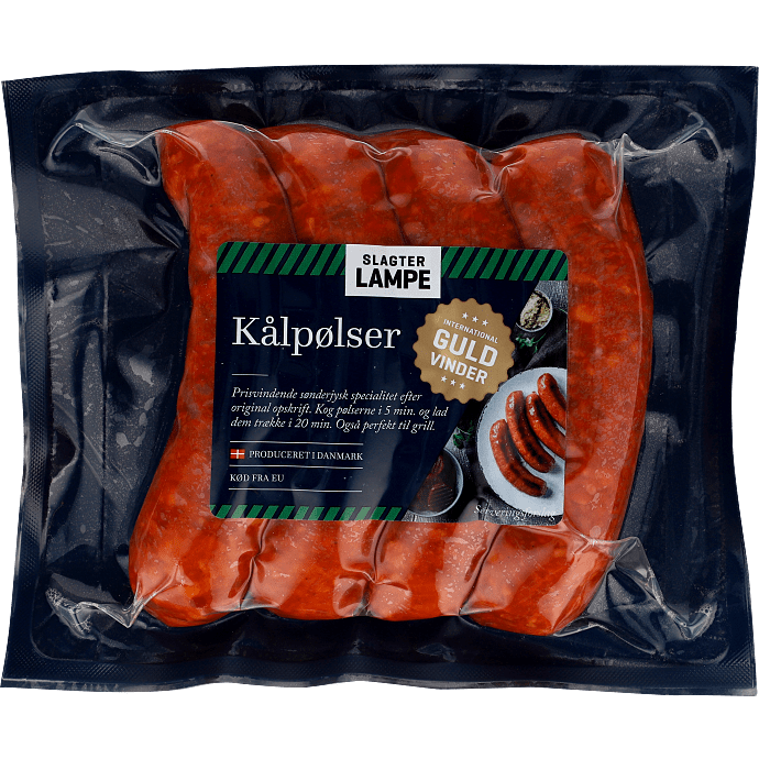 Kålpølser 84% kød