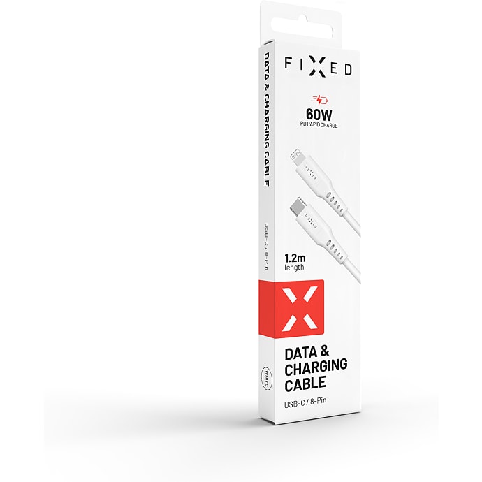 Fixed FIXDLS-CL12-WH USB-C til lightning-kabel - hvid