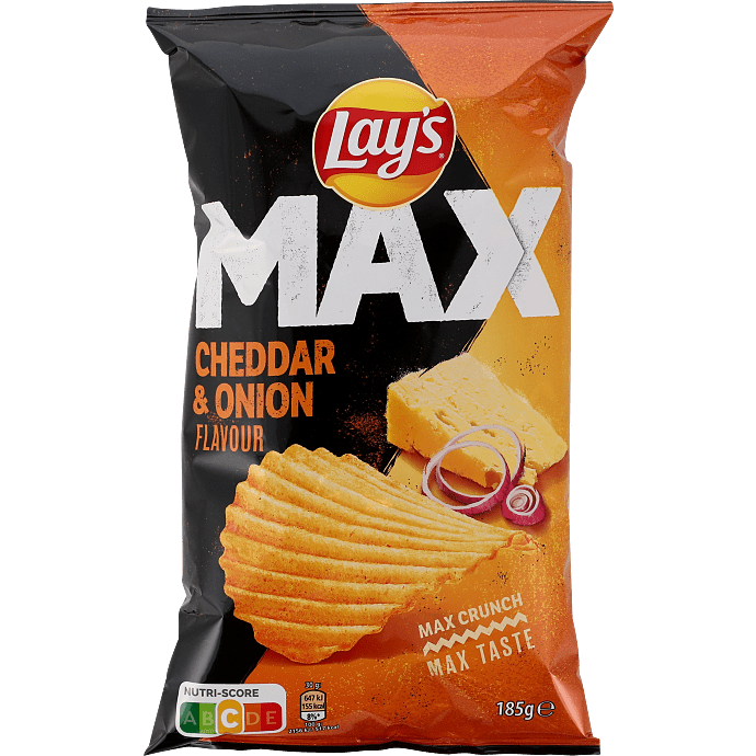 Chips m. ost og løg