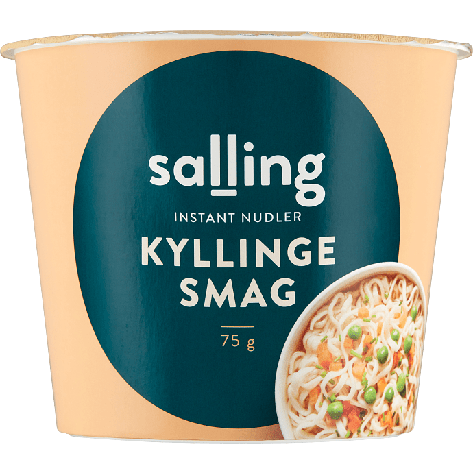 Instant kopnudler m. kyllingesmag