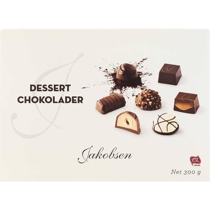 Blandede fyldte chokolader