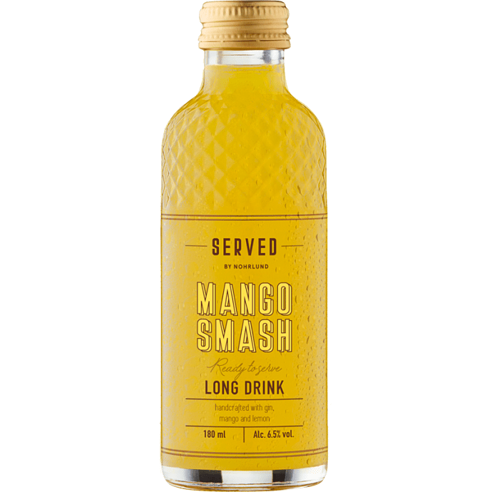Cocktail m. gin og mangosmag øko