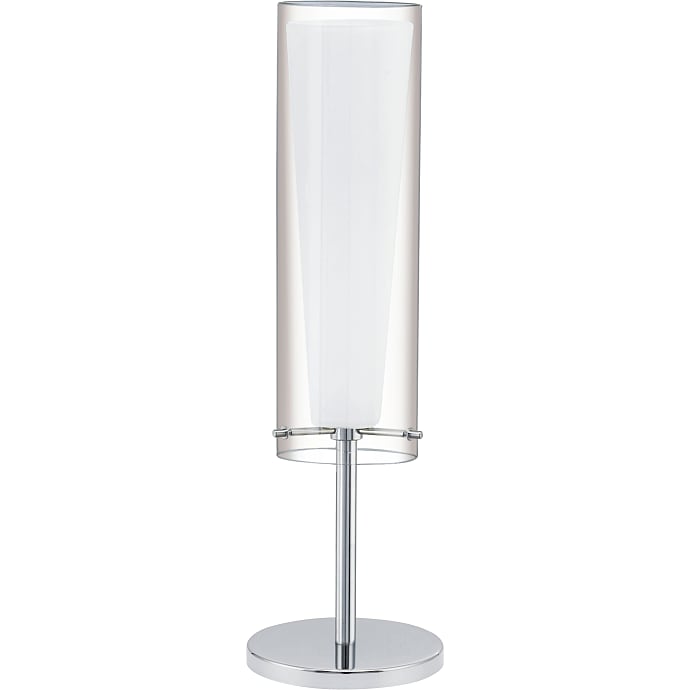 Pinto bordlampe - hvidt/klart glas