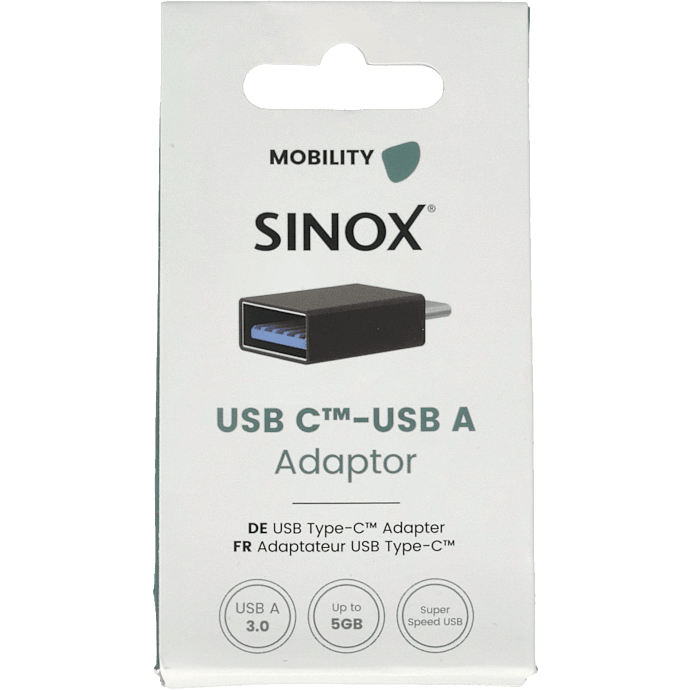 Sinox USB C til USB A adapter