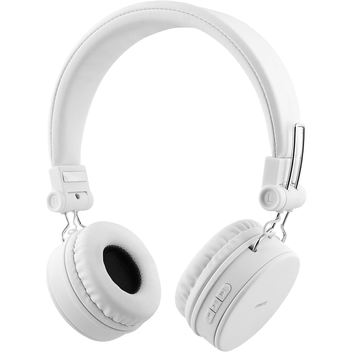 STREETZ BT200 trådløse on-ear høretelefoner - hvid