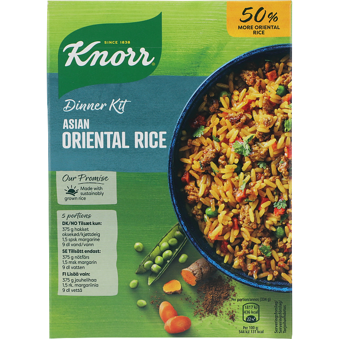 Orientalsk inspireret risret dinner kit