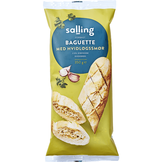 Hvidløgsbaguettes