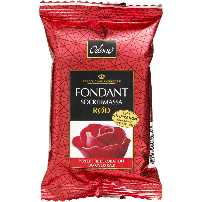 Fondant rød