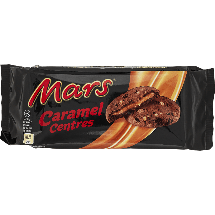Hvedekiks m. karamelfyld og chokoladestykker