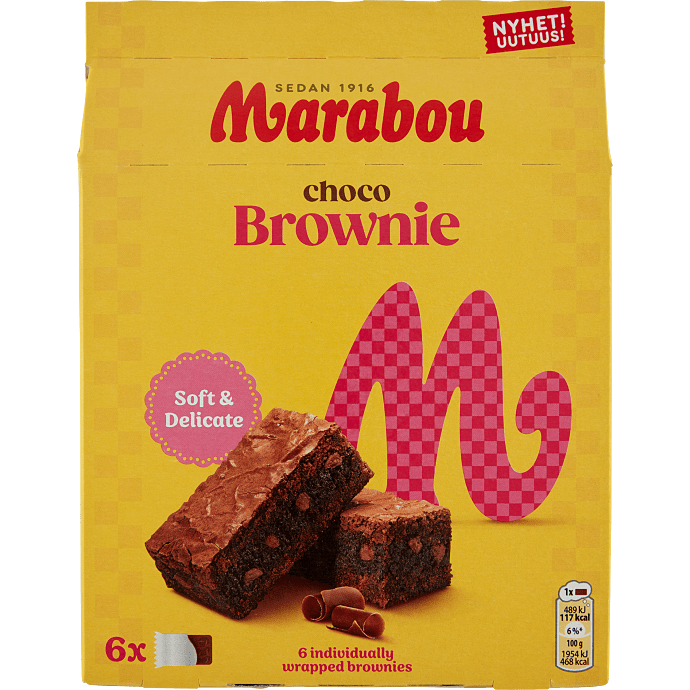 Brownie i stykker