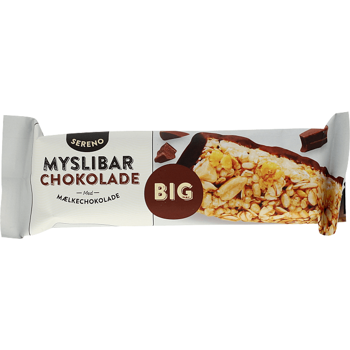 Müslibar m. mælkechokolade