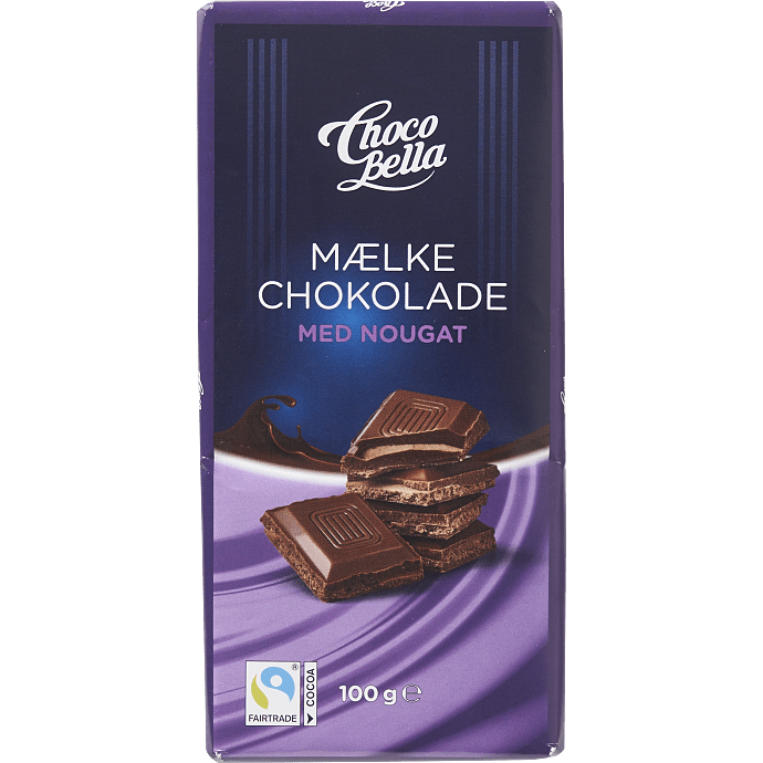 Mælkechokolade m. nougat