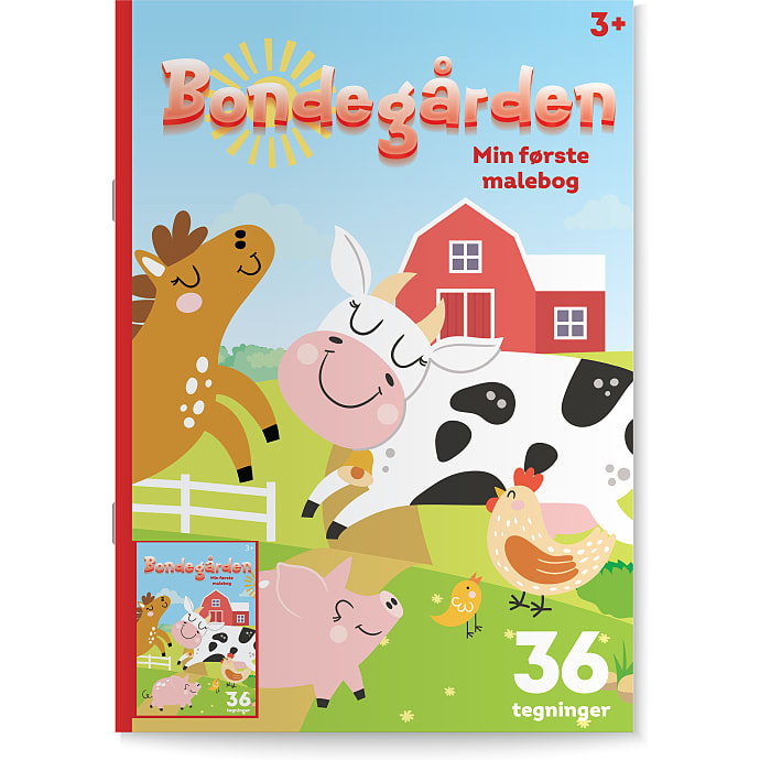 Min første malebog - bondegårdsdyr