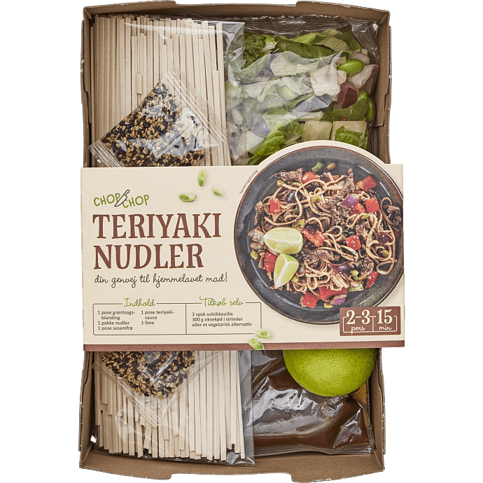 Teriyaki nudler meal kit
