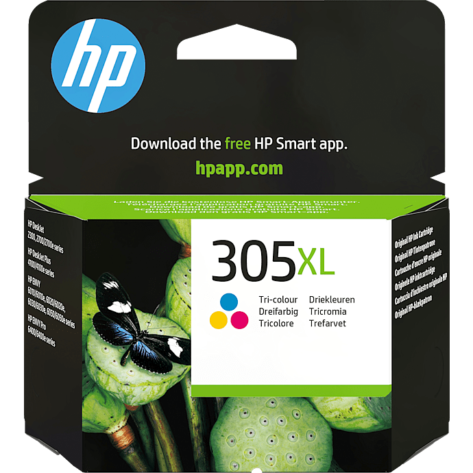 HP 305XL High Yield Tri-color Original printerblæk