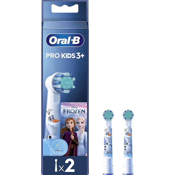 Oral-B Pro Kids 3+ tandbørstehoveder 2-pak - Frost